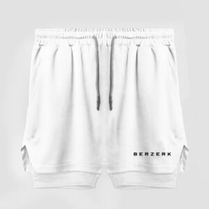 Short Dry-Fit de Compressão - Logo - Branco